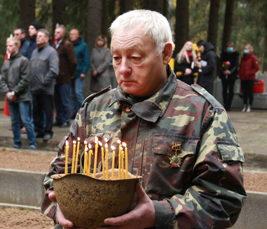 17 защитников Родины перезахоронены в Быново Чаусского района