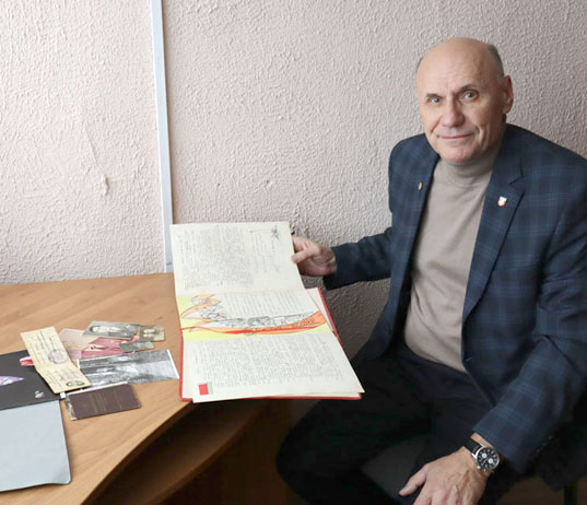 Леонид Короткевич из Чаус рассказал о своих родителях-фронтовиках