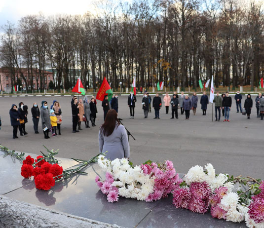 103-ю годовщину Октябрьской революции отметили в Чаусах