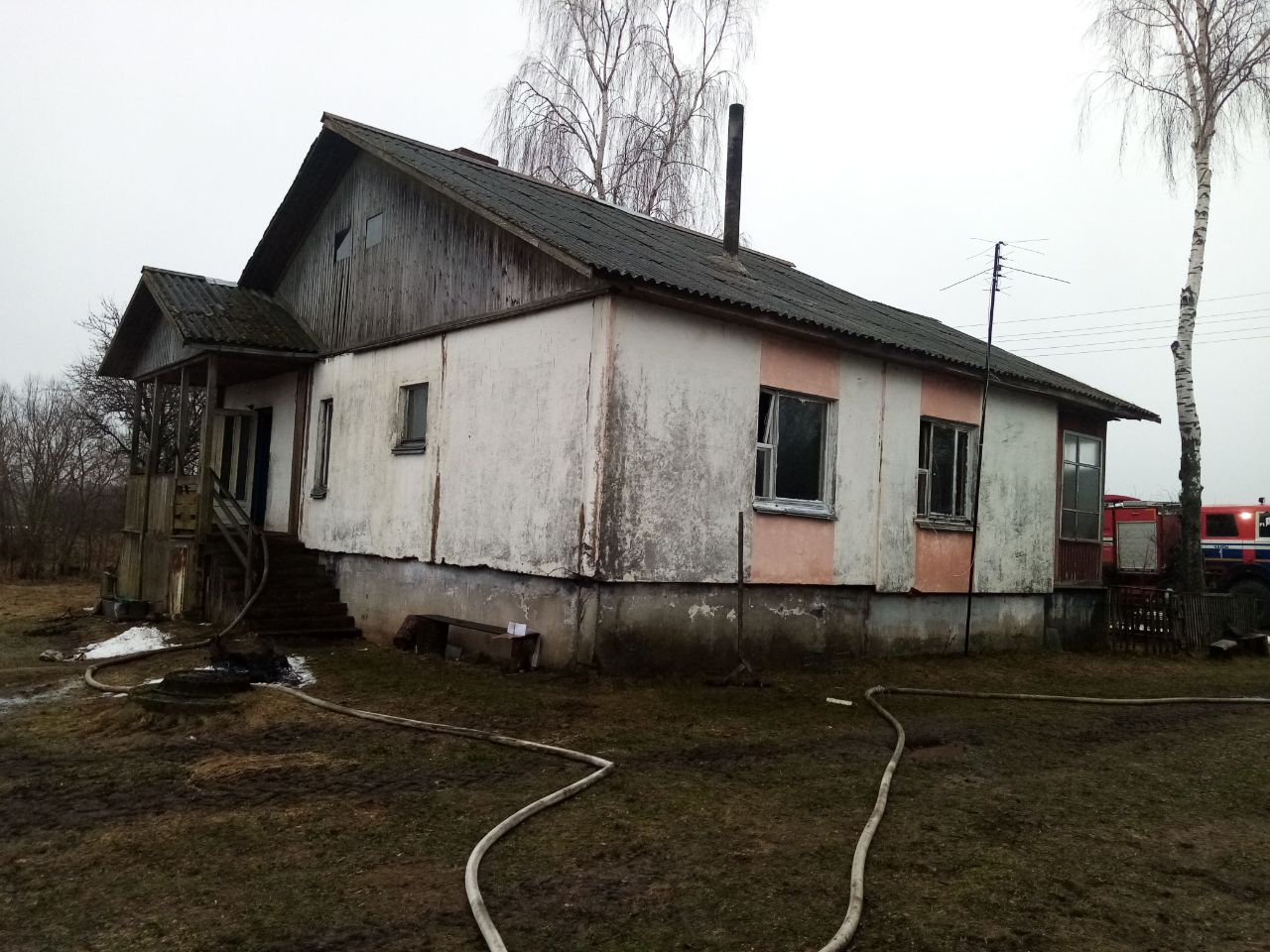 В Чаусском районе на пожаре погиб человек