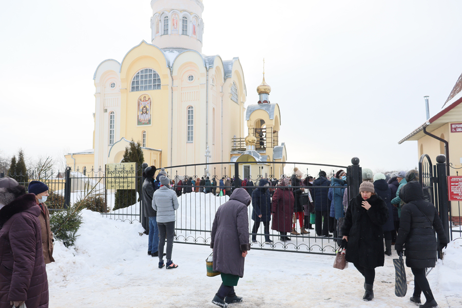 Распорядок богослужений на Крещение Господне в чаусском Свято-Вознесенском храме