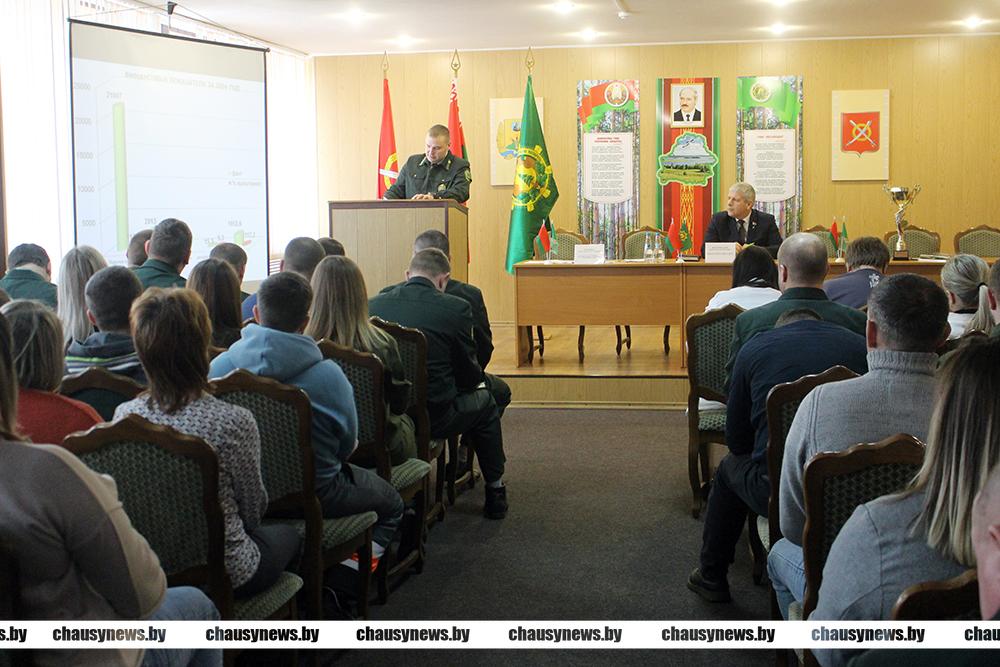 Чаусский лесхоз подвёл итоги работы за 2024 год