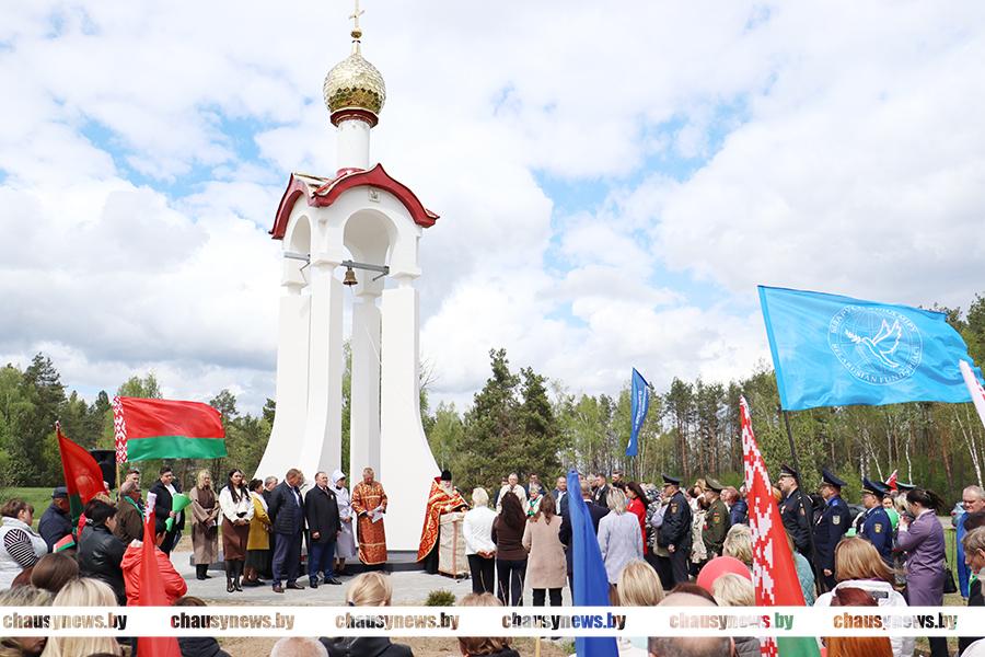 В преддверии 9 мая в Чаусах освятили каплицу