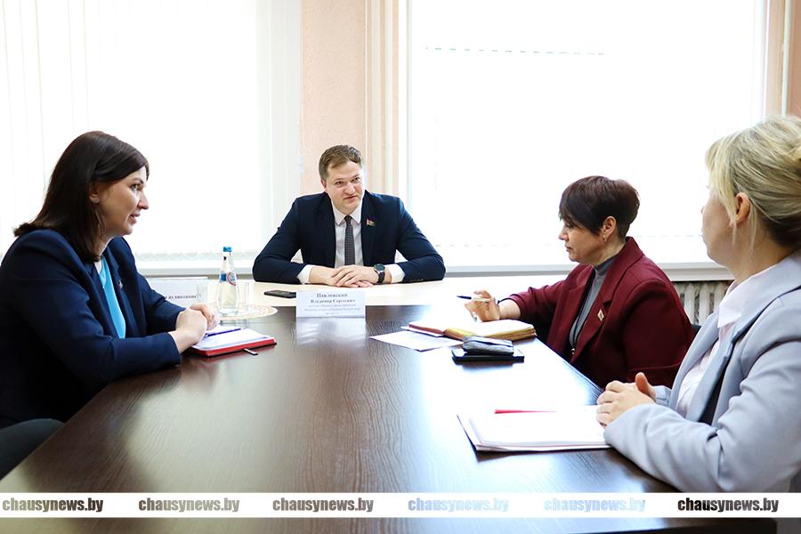 Сегодня Владимир Павловский работал в Чаусском районе