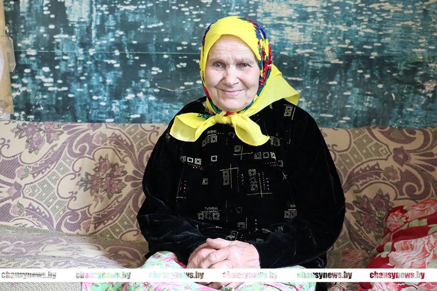 Ужасы войны на себе испытала Мария Дударева из деревни Островы Чаусского района