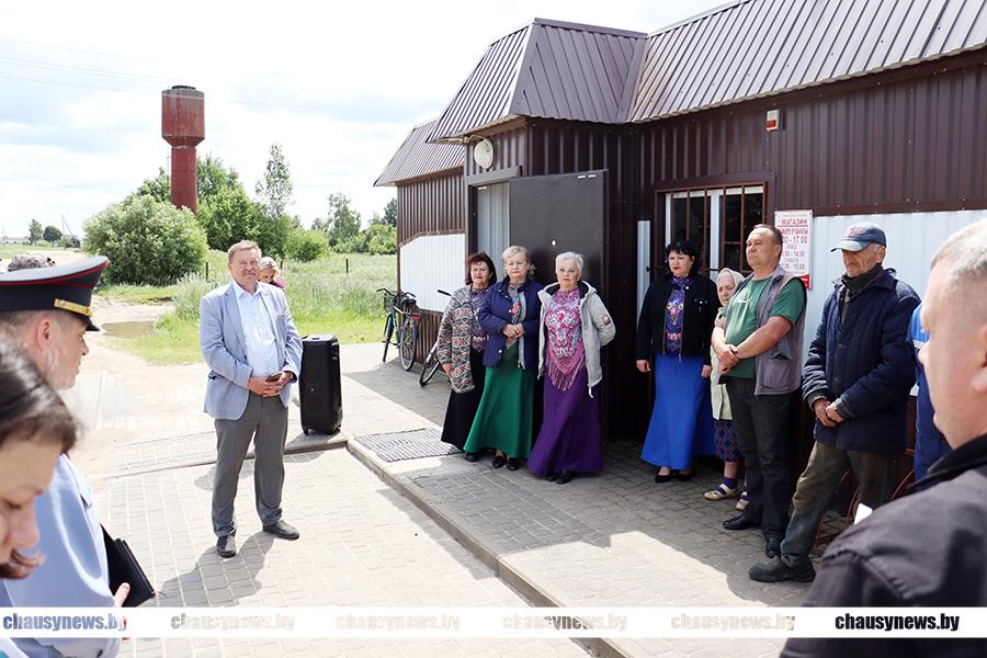 На сельском сходе в Голочево Чаусского района обсудили вопросы безопасности