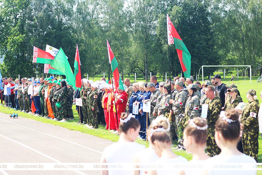 Как в Чаусах прошли соревнования гражданских формирований гражданской обороны?