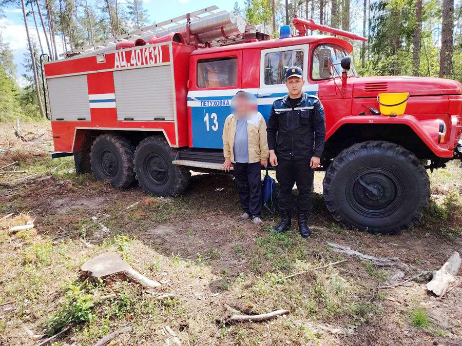 Могилевчанин заблудился в Чаусском районе