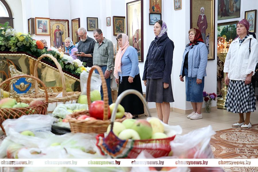 Православные верующие Чаусского района празднуют Преображение Господне