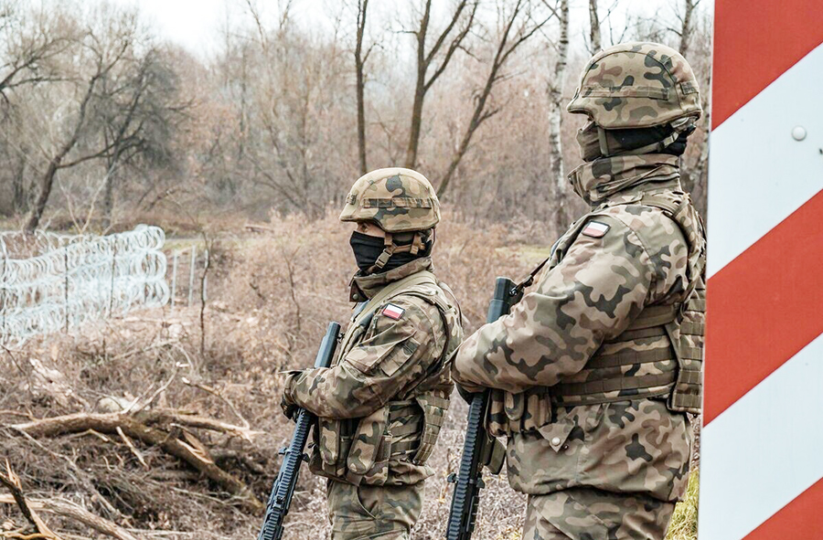 Польский военный получил ранение на границе с Беларусью