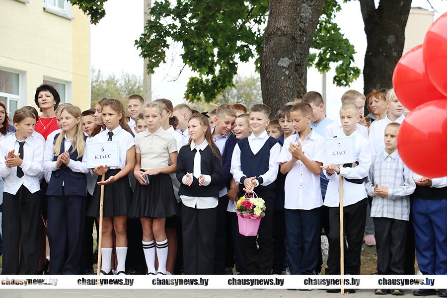 В День знаний Чаусская областная средняя школа принимала гостей