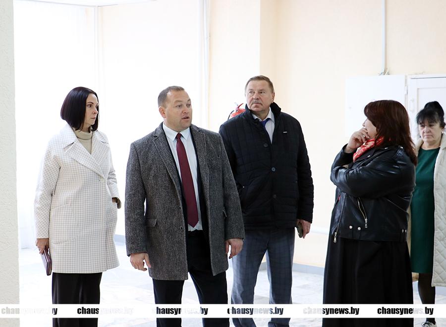 Председатель Чаусского райисполкома Дмитрий Акулич ознакомился с подготовкой к районному празднику «Дожинки»