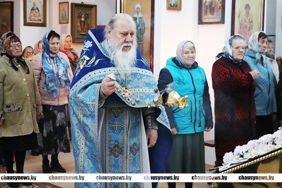 Богослужение на праздник Покрова Пресвятой Богородицы проходит в храме Вознесения Господня в Чаусах