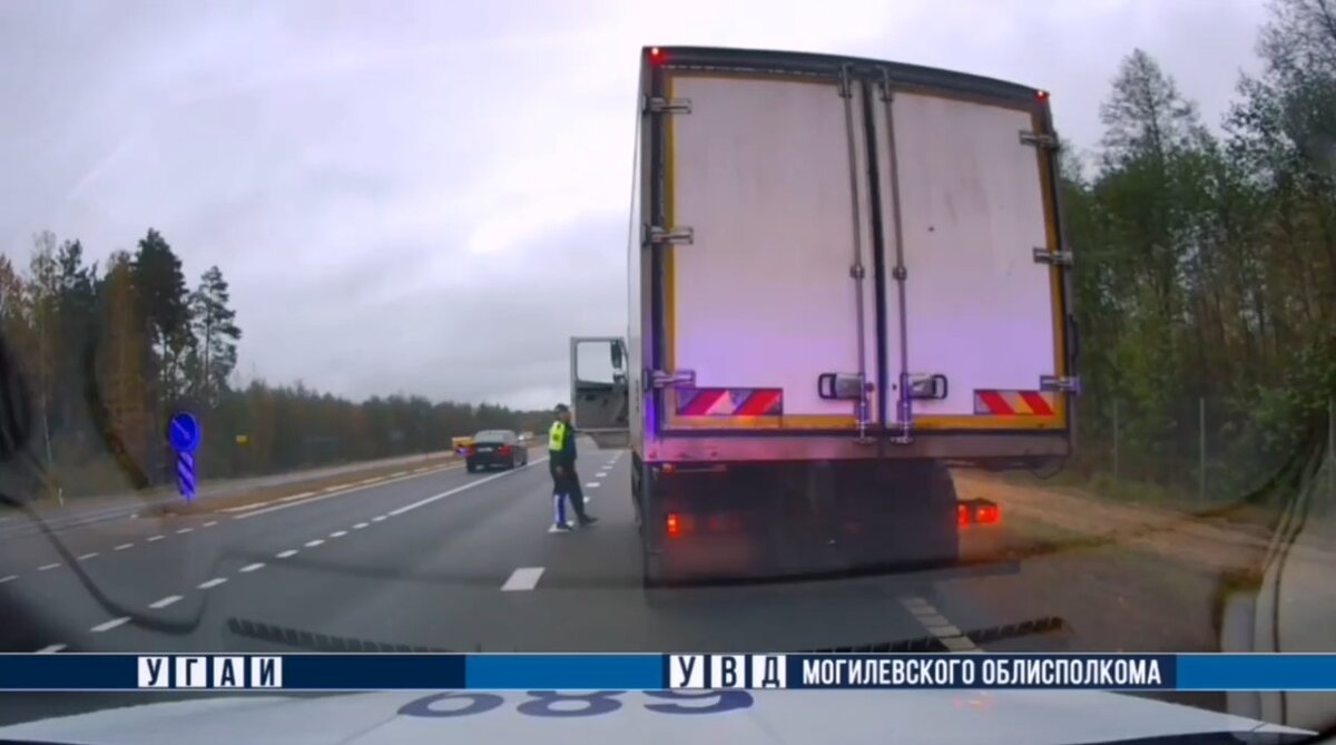 Задержан пьяный водитель грузовика