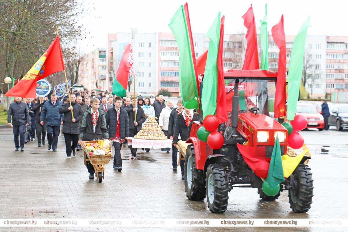 Чаусы празднуют Дожинки. Город погрузился в атмосферу праздника