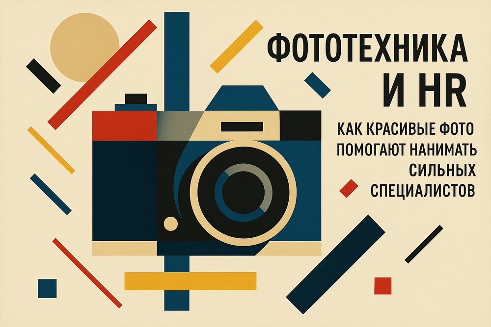 Фототехника и HR: как красивые фото помогают нанимать сильных специалистов