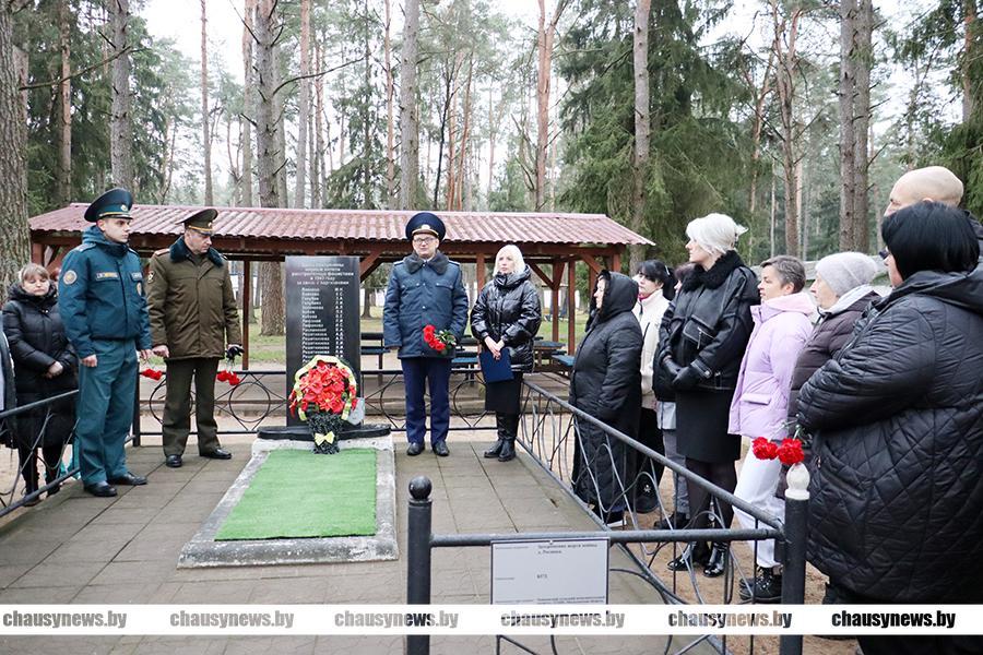 В Чаусах почтили память жертв преступления геноцида