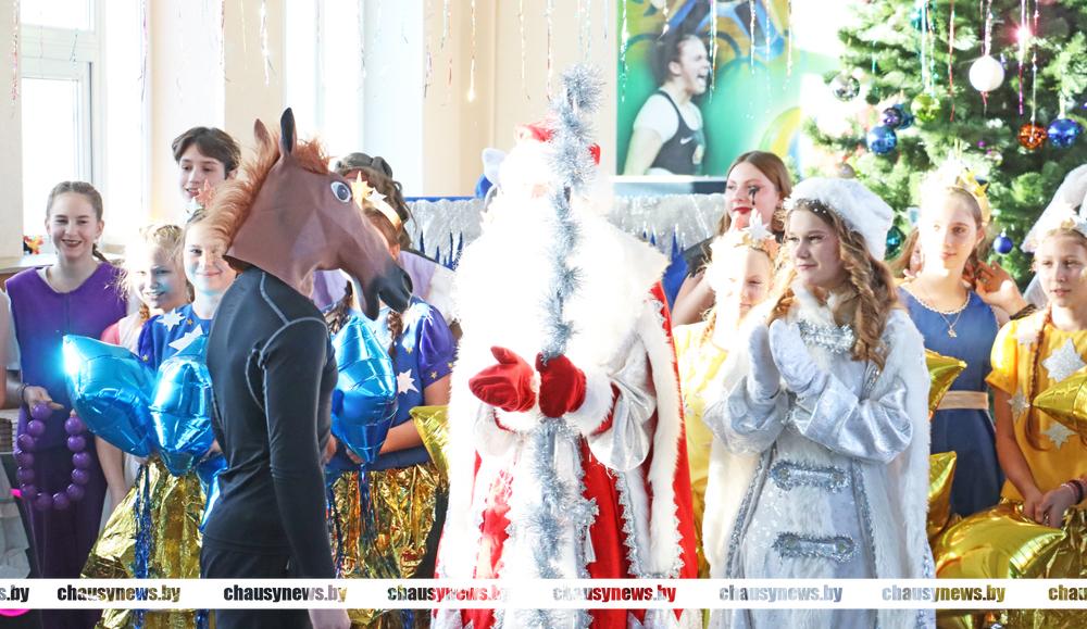 Чаусская областная средняя школа ярко встречает Рождество и Новый год