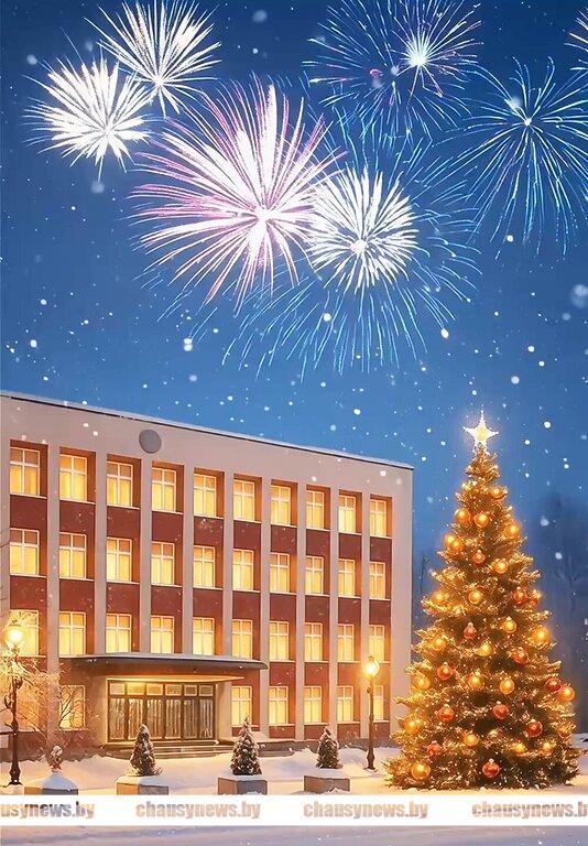 Новые графические работы посвящены Чаусам зимним. Посмотрите, какие они красивые