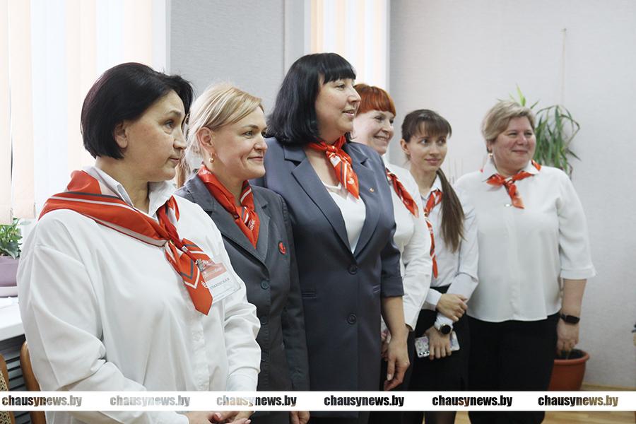 Коллектив ЦБУ № 620 в г.Чаусы ОАО «Белагропромбанк» принимали поздравления с профессиональным праздником