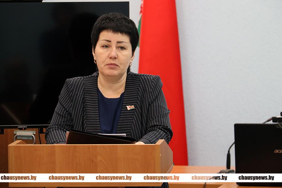Делегат ВНС Елена Максимович встретилась с коллективом Чаусского УЭС «Белтелеком»