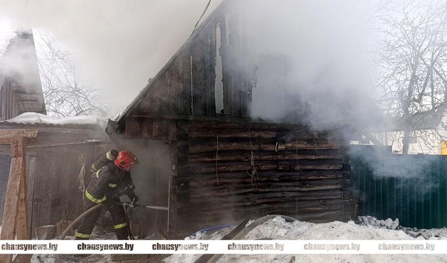 В Чаусах произошло два пожара — что случилось?