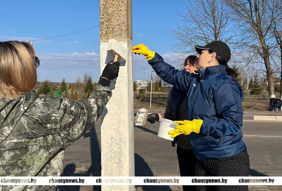 В Чаусском районе проходит районный субботник — где наводится порядок?