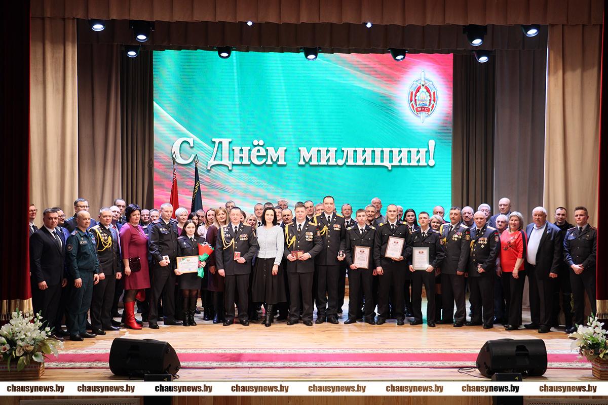 Как отметили День милиции в Чаусском районе — более 30 награжденных