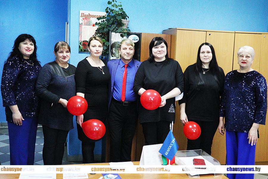 В рамках акции «Женщинам – внимание и благодарность» поздравления принимал коллектив Чаусского отдела «Белгосстраха»