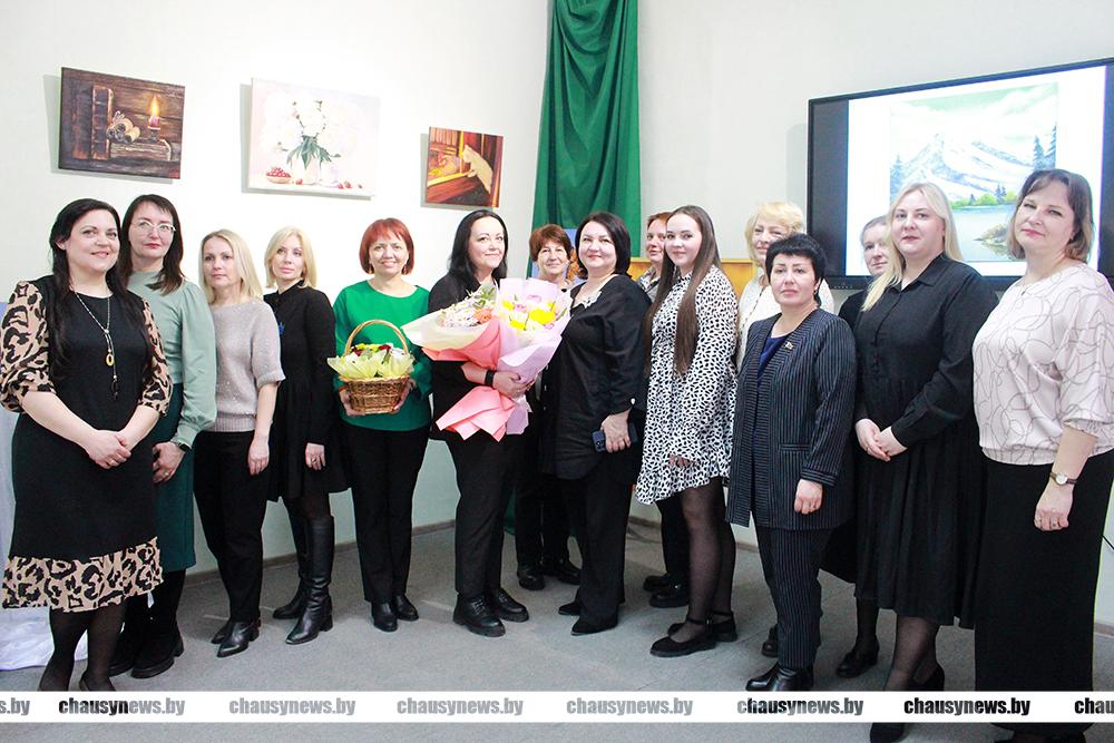 В Чаусах открылась выставка «Моя живопись… От души и для души…» Натальи Ефременко