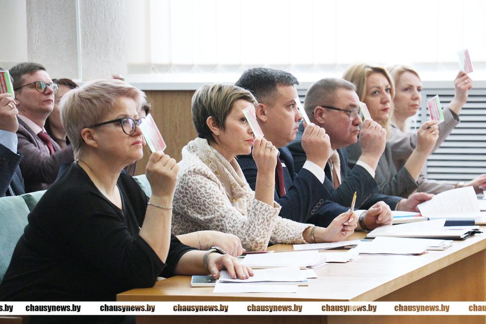 Стало известно, когда в Чаусах пройдет сессия районного Совета депутатов