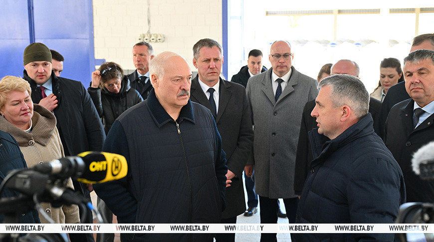 Сельское хозяйство и «кондитерка». Александр Лукашенко приехал в Наровлянский район