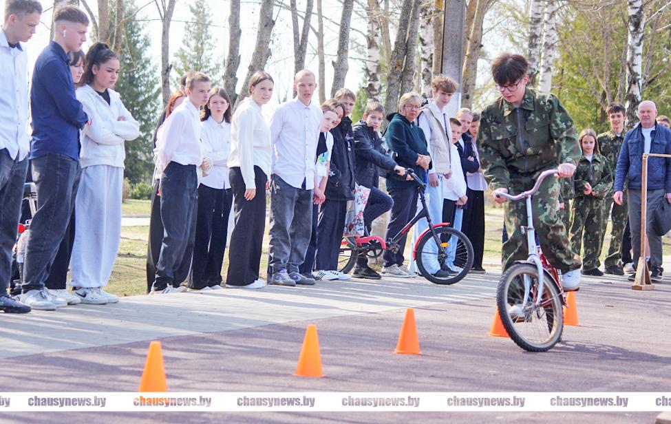 В Чаусах прошёл районный смотр – конкурс юных инспекторов дорожного движения