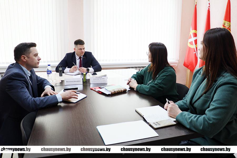 Александр Лукьянов совершил рабочую поездку в Чаусский район