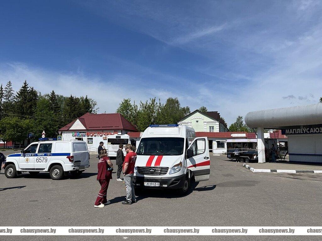 В Чаусах из-за самопроизвольного движения автобуса погибли пожилые супруги