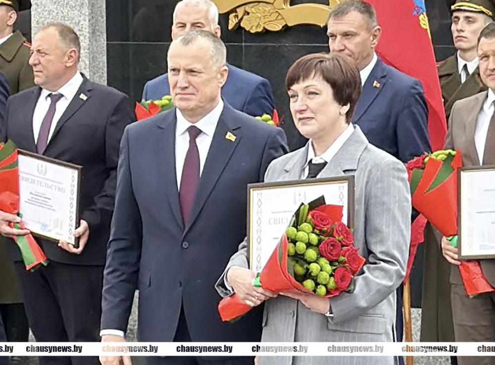 Чаусская районная газета «Іскра» на областной доске Почета