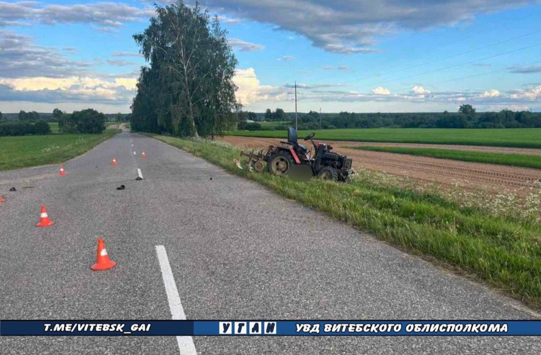 Водитель трактора погиб в Оршанском районе