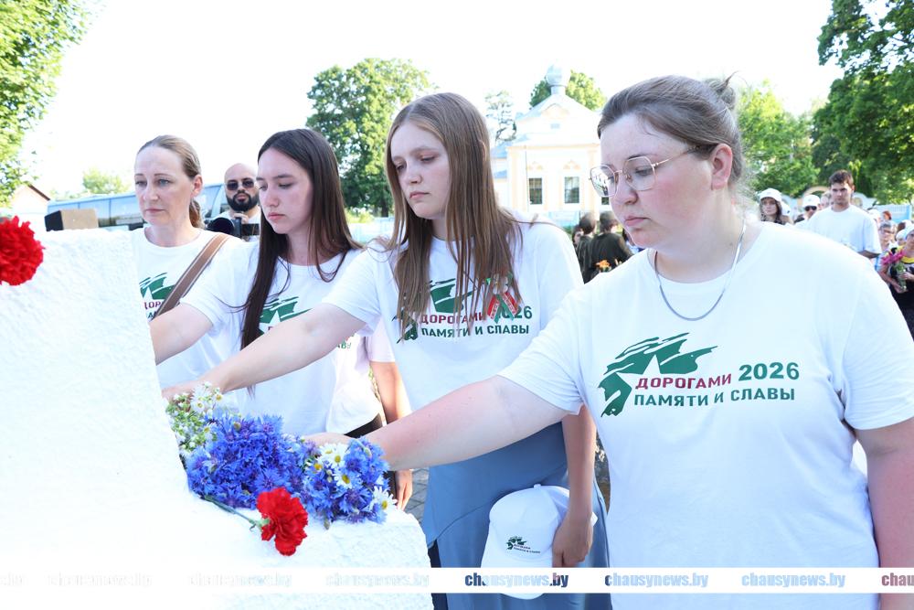 Участники международного молодежного патриотического проекта «Дорогами Памяти и Славы» побывали в Благовичах