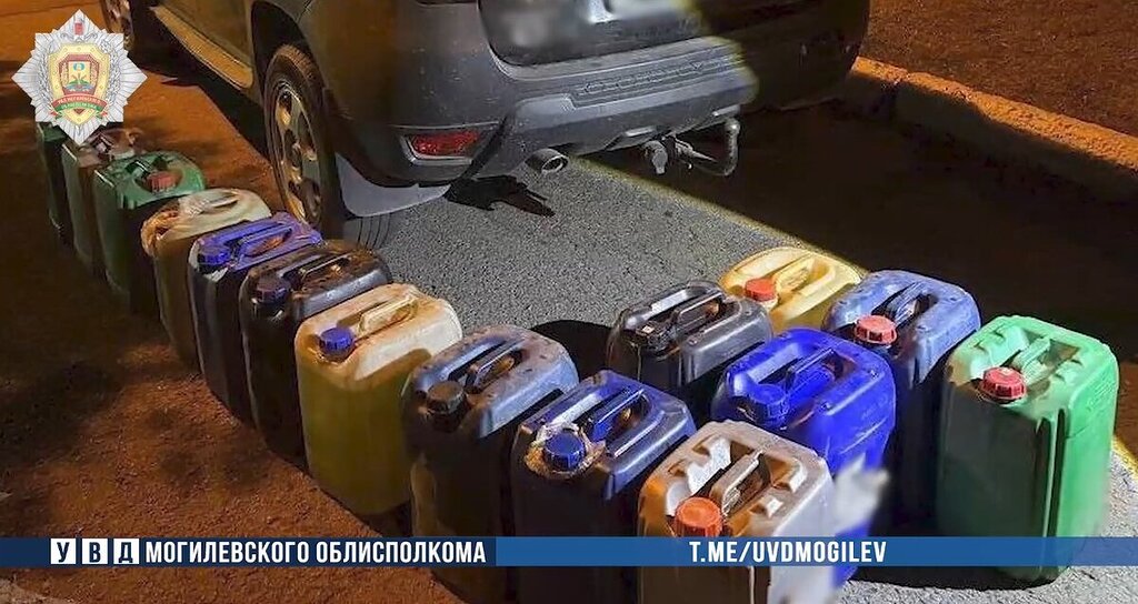В Могилевском районе выявлены факты хищения более полтонны окрашенного горючего