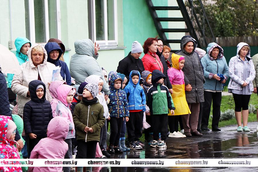 В рамках Единого дня безопасности в Чаусах проходят учебные эвакуации
